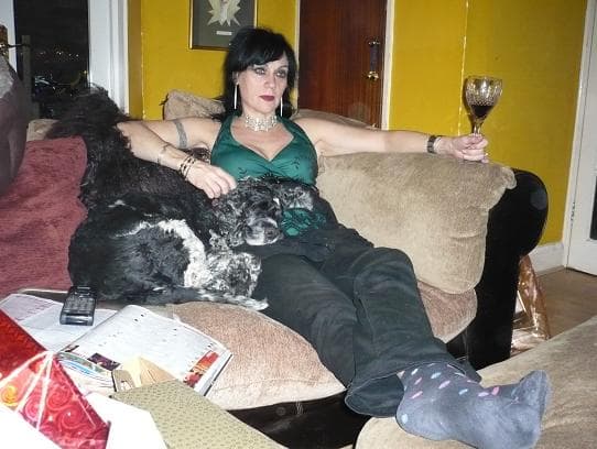 Casper with his new family — Unknown